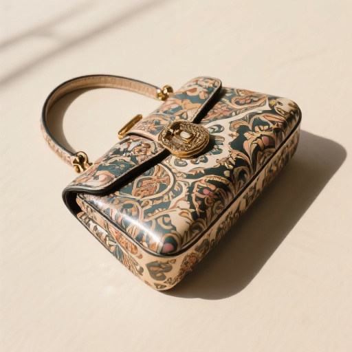 Vintage Printed Tote Bag